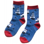 Youth size Jacquard socks