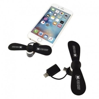 Cell phone fan with 1 color imprint on each propeller.... from ASI 30250 AZX...