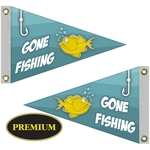 12" x 18" Double Sided Knitted Polyester Pennant Boat Flag