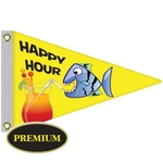 16" x 24" Single Reverse Knitted Polyester Pennant Boat Flag