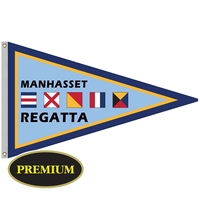 36" x 60" Single Reverse Knitted Polyester Pennant Boat Flag... from ASI...