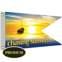 12" x 18" Single Reverse Knitted Polyester Swallowtail Flag