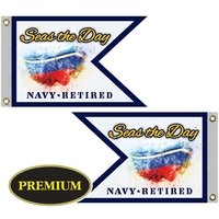 16" X 24" Double Sided Knitted Polyester Guidon Boat Flag... from ASI 80228...