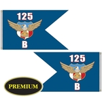 36" x 60" Double Sided Knitted Polyester Guidon Boat Flag