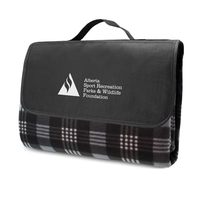 Plush all-purpose picnic blanket. 100% polyester. Water-resistant.... from...