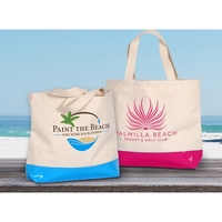 Stunning tote bag made from 15 oz. natural A-grade canvas combined... from...