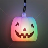 Color Change Deco Pumpkin Light Necklace; Blank Pricing... from ASI 34194...