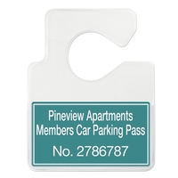 Display ID or parking pass in your vehicle's most visible location.... from...