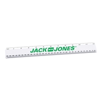 White 12" rule with standard and metric measurements.... from ASI 57956...