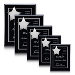 Hollister Plaque - Black/Chrome