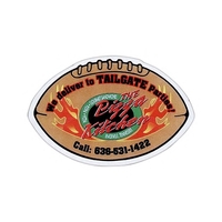 Spot Color - Football shaped sports magnet, 2 5/16" x 3... from ASI 68507 The...