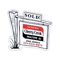 Four Color Process - Real Estate sign shaped magnet.... from ASI 68507 The...