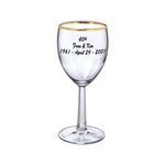 Cocktail 8 1/2 oz. wine glass with clear stem