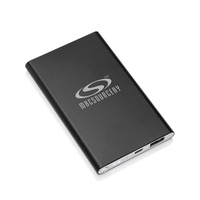 Sleek and Slim Aluminum power bank with single USB output and... from ASI...