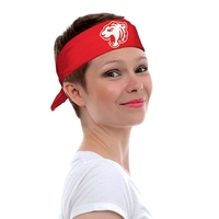 22" x 22" Super soft polyester bandana with hemmed edges.... from ASI 80228...