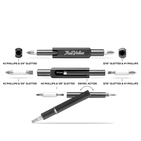Swivel design screwdriver with three dual ended bits.... from ASI 34040...