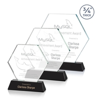 The Ralston Optical Crystal Award on a tall tapered optical base... from ASI...
