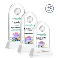 Blake Globe VividPrint™ Award on Newhaven - White