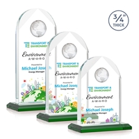 Blake Globe VividPrint™ Award - Green... from ASI 84592 St Regis Group / St...