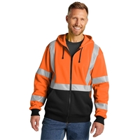 CornerStone A107 Class 3 Heavy-Duty Fleece Full-Zip Hoodie... from ASI 84863...