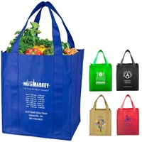 13" x 15" x 10" 80GSM non-woven polypropylene reusable grocery bag... from...