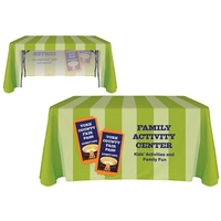 4' Fully Customized Open Back Throw Style Table Cover... from ASI 80228 Quinn