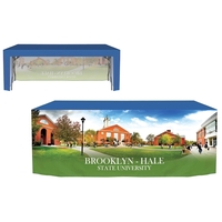 6' Customized Open Back Fitted Table Cover