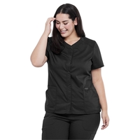 Cherokee - Workwear Revolution - Women's 4-Pocket Snap Fr...