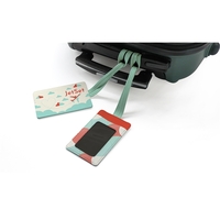 Full-color, full-bleed vegan leather luggage tag... from ASI 45657 Pop! Promos
