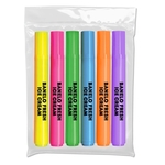 Brite Spots® Broadline Fluorescent Highlighter 6 Pack