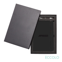 Calypso Journal with 192 black edged pages and soft vegan leather... from ASI...