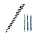 2-in-1 Retractable Stylus Metal Pen