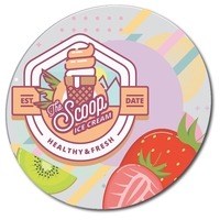 Glass cutting board - 11 3/4" round.... from ASI 76797 Pelican Graphics /...