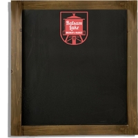 25.5" x 22.5" x 1" hanging blackboard with wood border.... from ASI 62677...