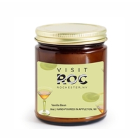 8oz Soy Wax Amber Glass Candle with Metal Lid - made... from ASI 72657 Active...