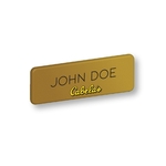Satin Gold 1" x 3" Name Tag