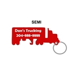 Semi Key Chain with Bottle Opener