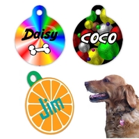 Round Double-Sided Pet Tag