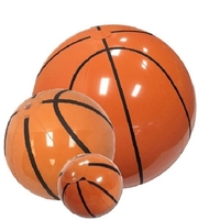 Inflatable orange basketball with black markings... from ASI 31977 Adline...