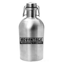 64 Oz Stainless Steel (Double Wall) Growler