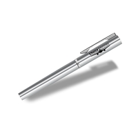 Chrome roller ball pen with a modern design and confident look.... from ASI...