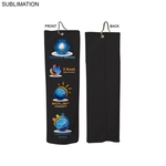 Colored Microfiber Dri-Lite Terry Golf Towel