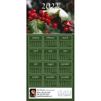 Z-Fold calendar greeting card, full color process, holly and berries.... from...
