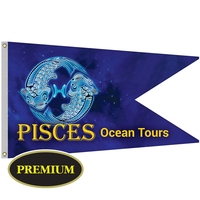 36" x 60" Single Reverse Knitted Polyester Swallowtail Flag