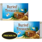 12" x 18" Double Sided Knitted Polyester Boat Flag