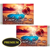 16" x 24" Double Sided Knitted Polyester Boat Flag