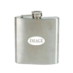 6 oz. stainless steel liquor hip flask