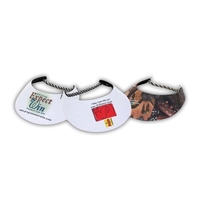 Full Color Lightweight Foam Visor with Cord