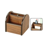 Stationery/Remote Control Caddy with 360 degree swivel base