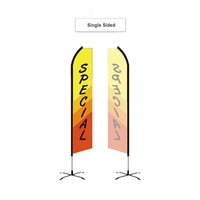 This 15' Single-Sided Swooper Flag comes in Full Color.... from ASI 66230...
